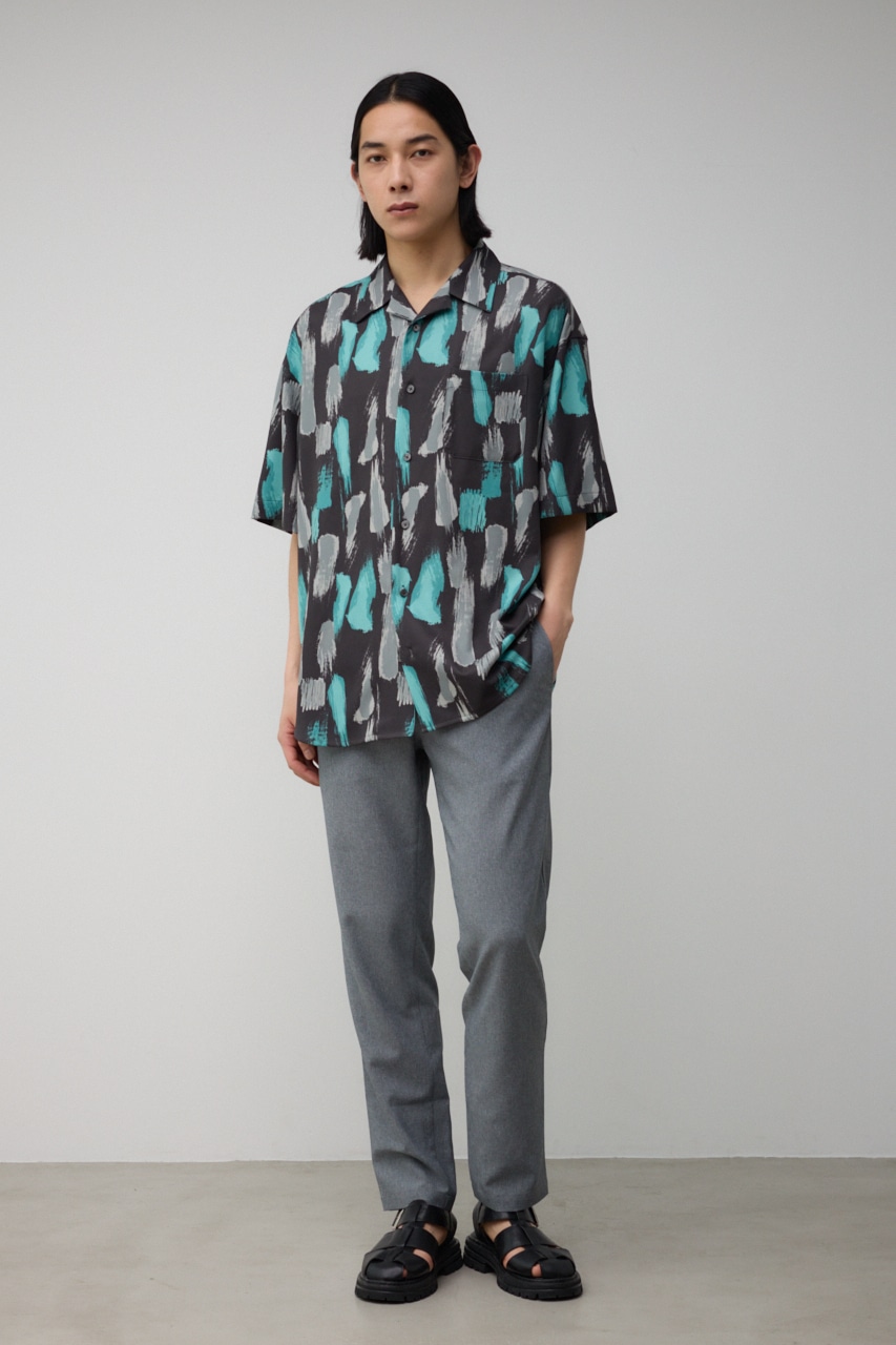 AZUL BY MOUSSY | ランダムペイント開襟シャツ (シャツ・ブラウス