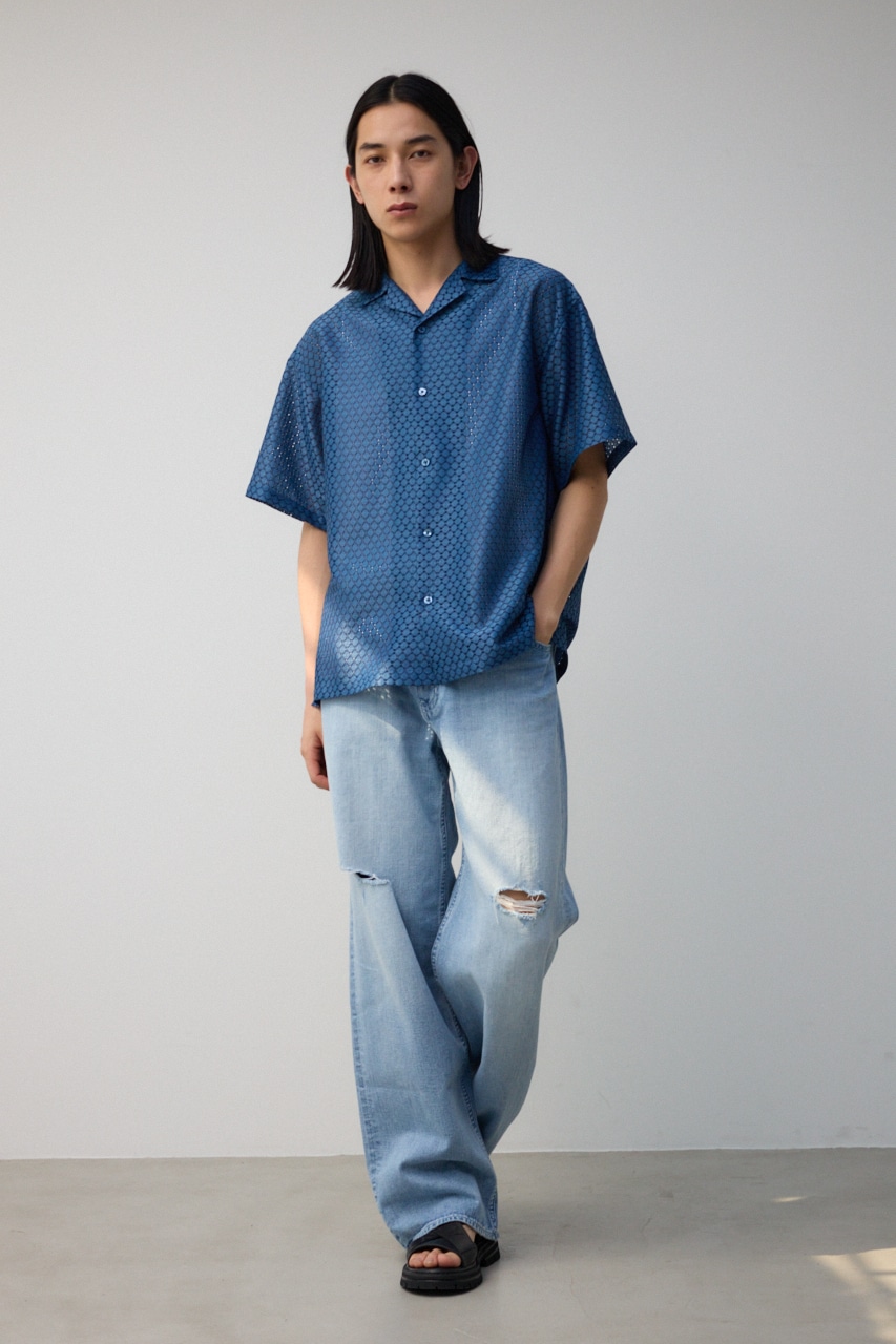 AZUL BY MOUSSY | シアーレースシャツ (シャツ・ブラウス ) |SHEL'TTER