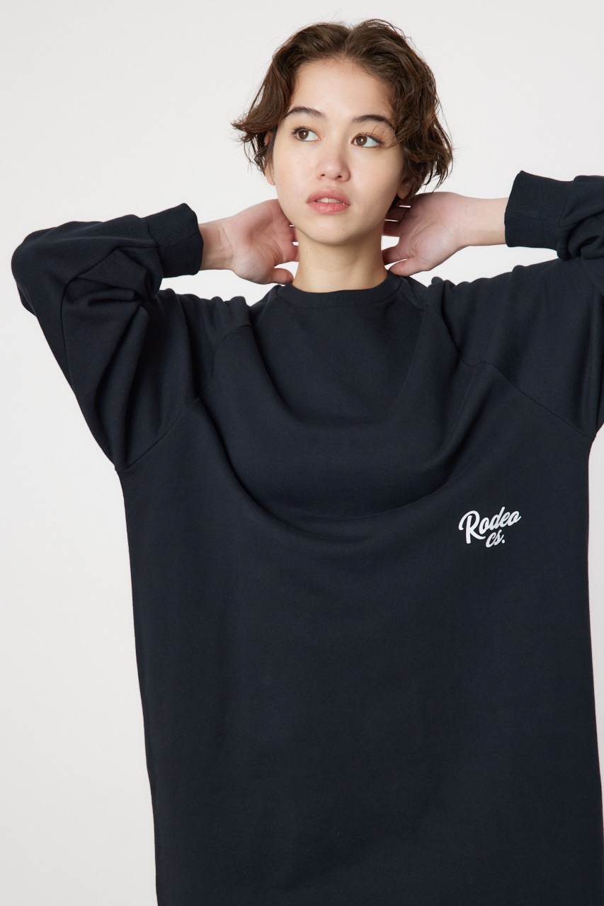 RODEO CROWNS WIDE BOWL | ラグランカラーステッチワンピース