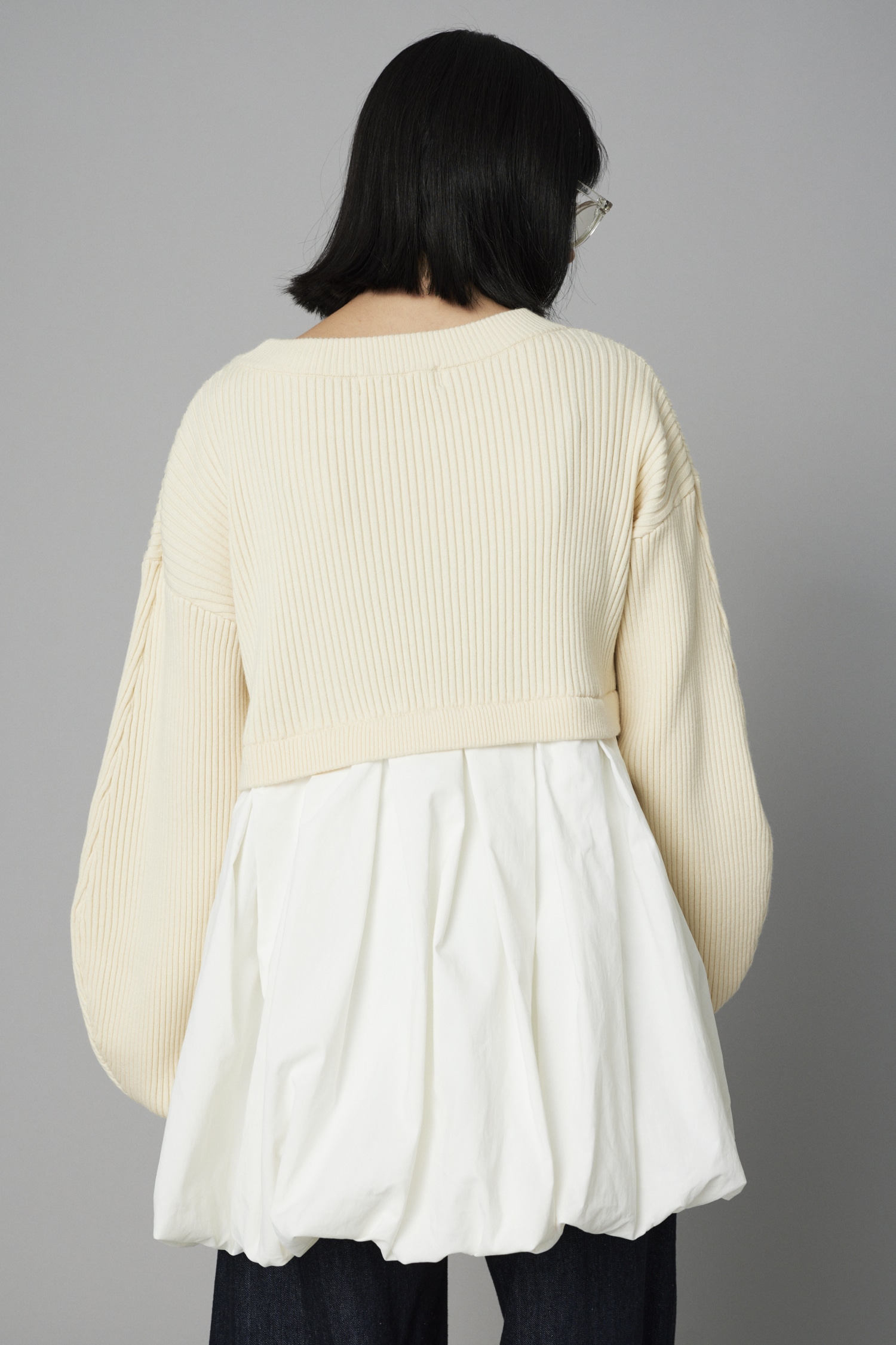 HeRIN.CYE | Tuck balloon knit tops (ニット ) |SHEL'TTER WEBSTORE