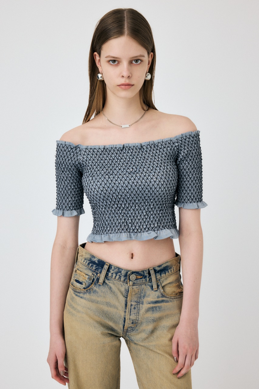 MOUSSY | WAVY オフショルダートップス (その他トップス ) |SHEL'TTER