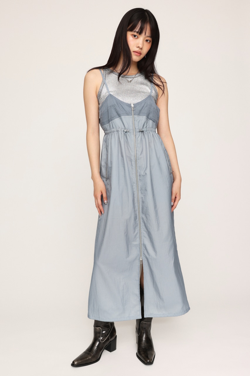 SLY | SHEER CAMI ZIP L／ドレス (ワンピース(ロング） ) |SHEL'TTER