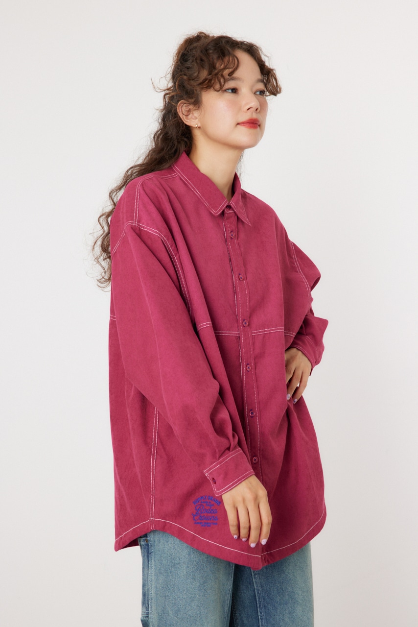 RODEO CROWNS WIDE BOWL | コーデュロイステッチドロストシャツ