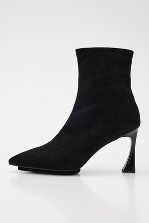 rienda | ポインテッドトゥフィットショートブーツ (ブーツ ) |SHEL