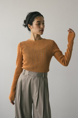 STYLEMIXER | シアーコードニットトップ (ニット ) |SHEL'TTER WEBSTORE