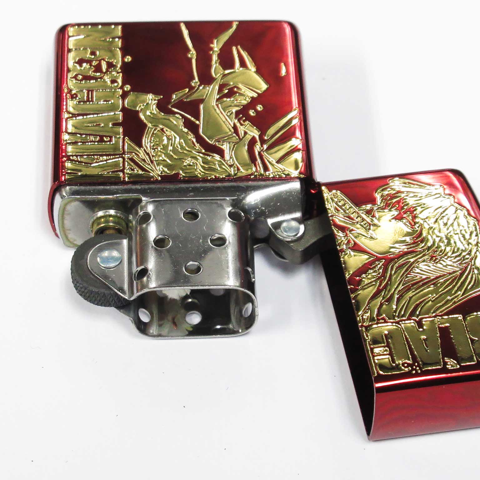 Zippo BLACK LAGOON Balalaika Hotel Moscow Ion Red Gold Etching
