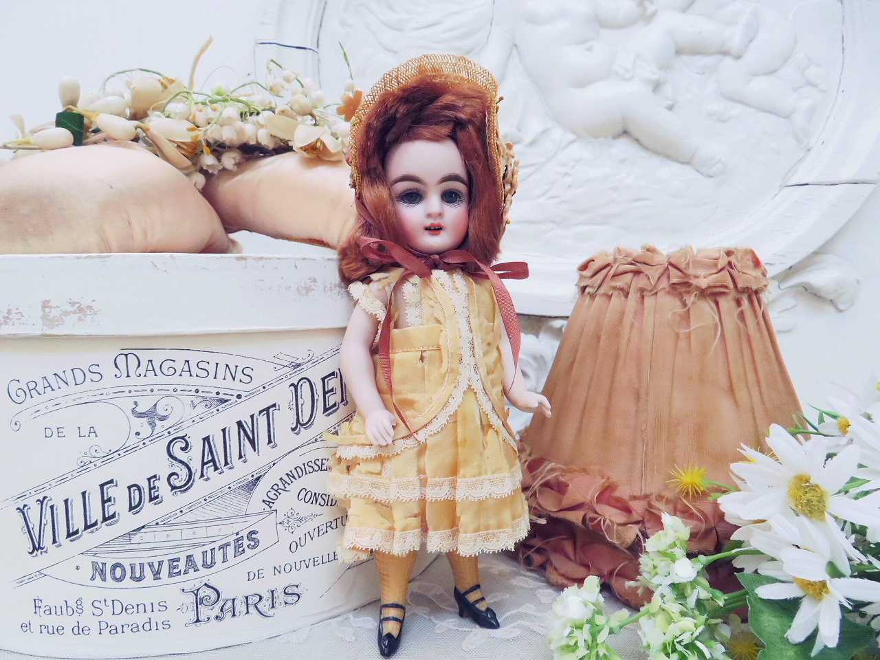 超絶美人のフレンチミニョネットドール - 薔薇と天使のアンティーク
