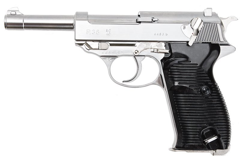 Maruzen P38 AC40.s Pistol GBB Airsoft (Stainless Finish) | eHobby Asia