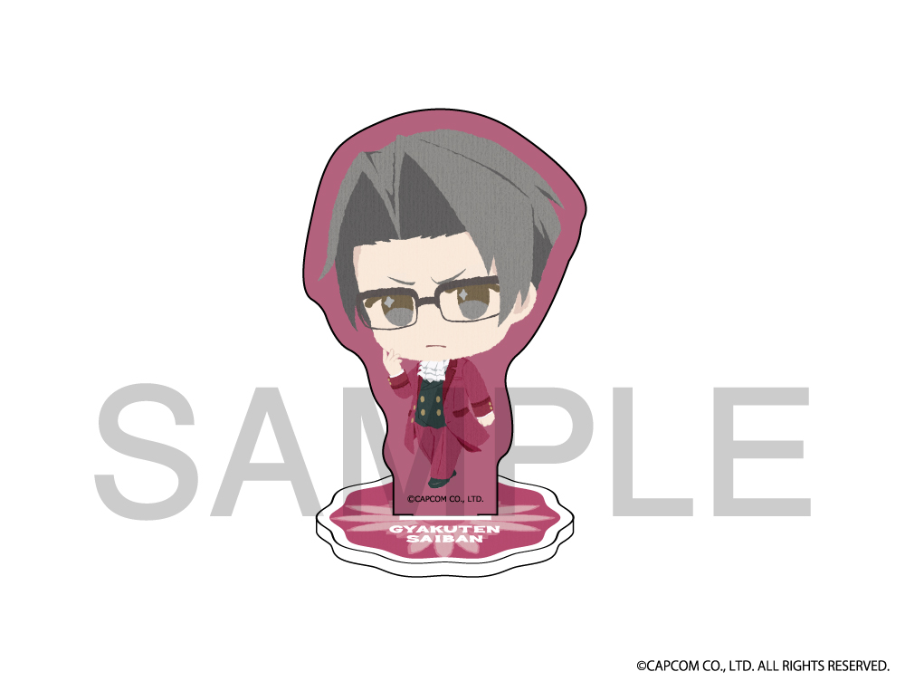 逆転裁判 ふわぽにシリーズ アクリルスタンド（御剣 怜侍）B