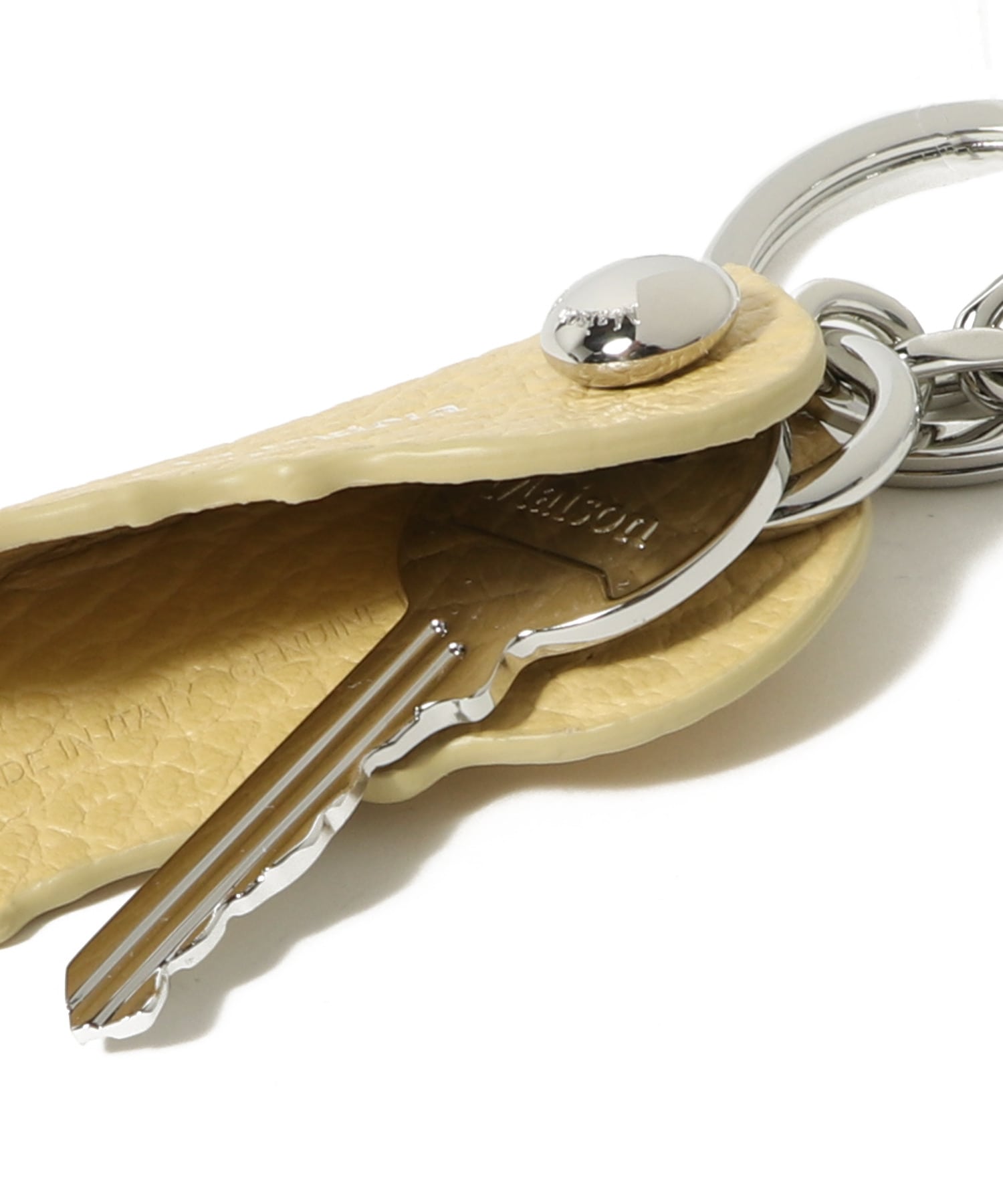 MAISON MARGIELA / LOGO LEATHER キーリング｜ESTNATION ONLINE STORE