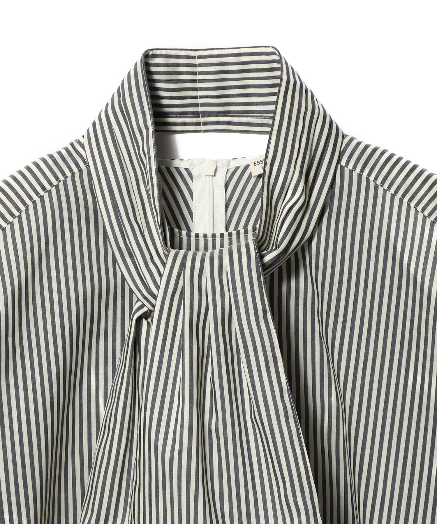 ESSENCEOFLUXURY / ストライプハイネックブラウス｜ESTNATION ONLINE