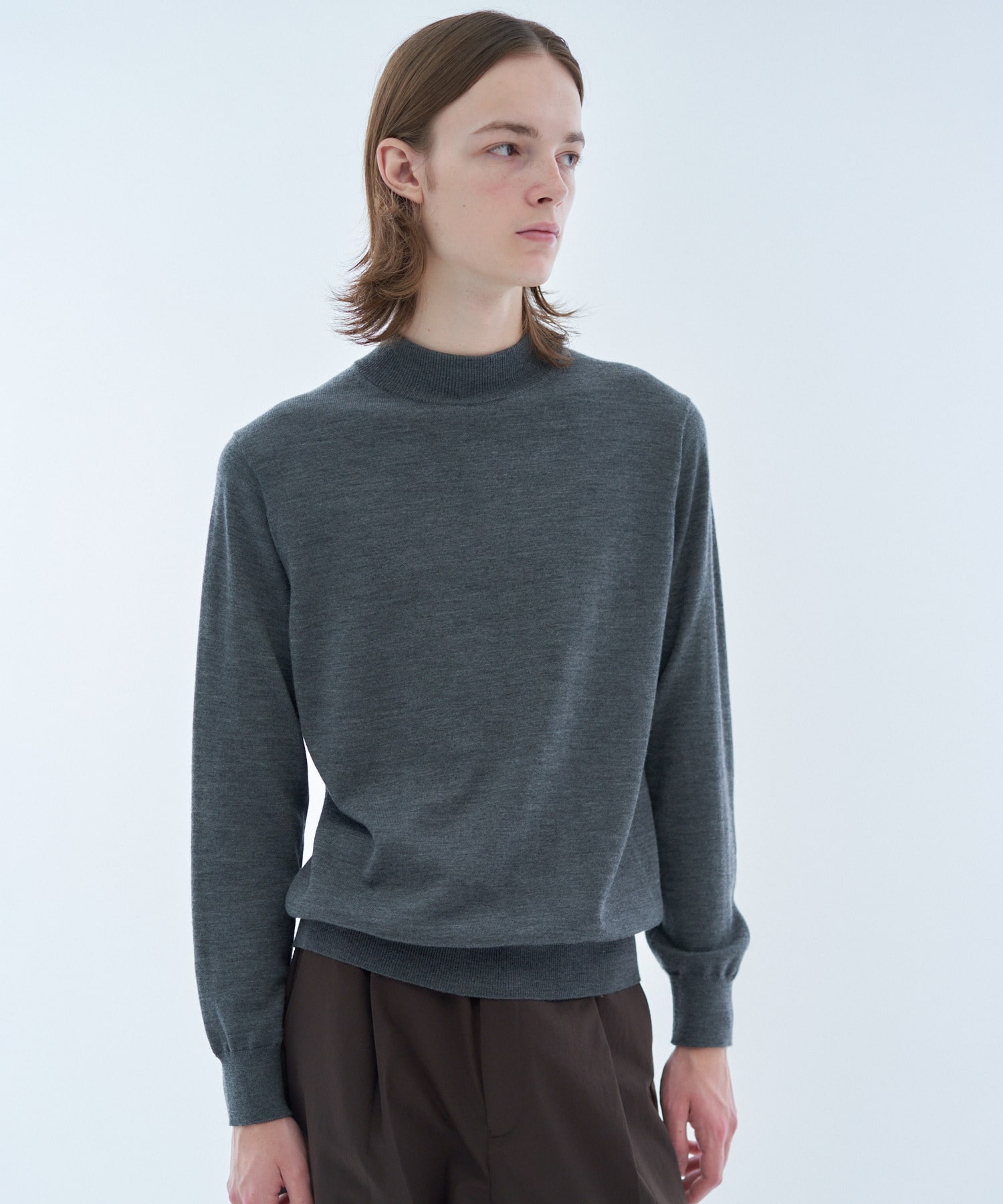 ESTNATION / CARIAGGI ウールモックネックニット｜ESTNATION ONLINE