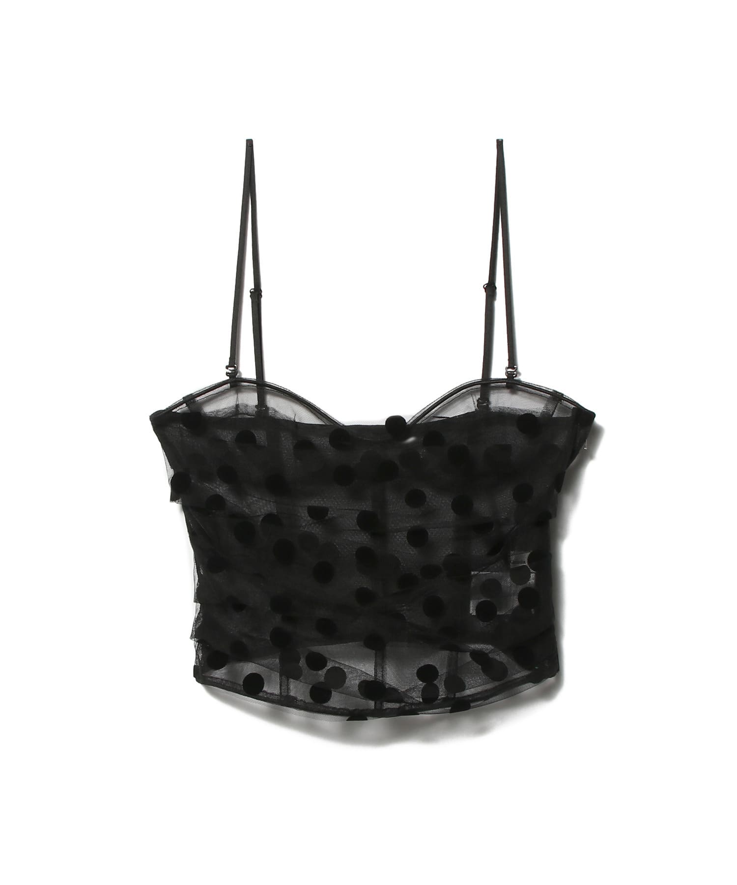 Chika Kisada / ドット柄チュールビスチェ｜ESTNATION ONLINE STORE