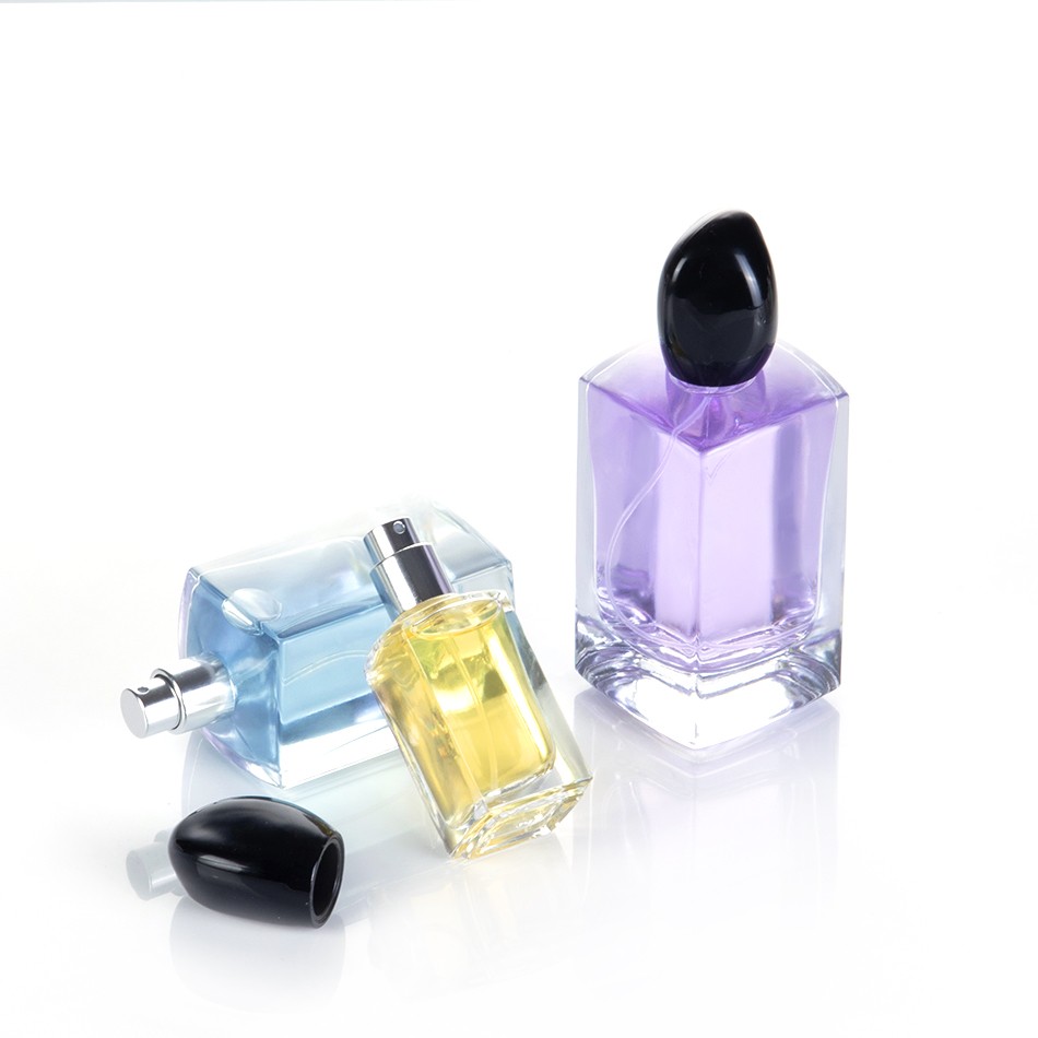 35 ml 50 ml 100 ml空黒透明豪華美観良質矩形空スプレーボトル香水