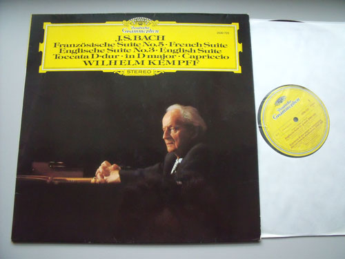 中古レコード ケンプのバッハ