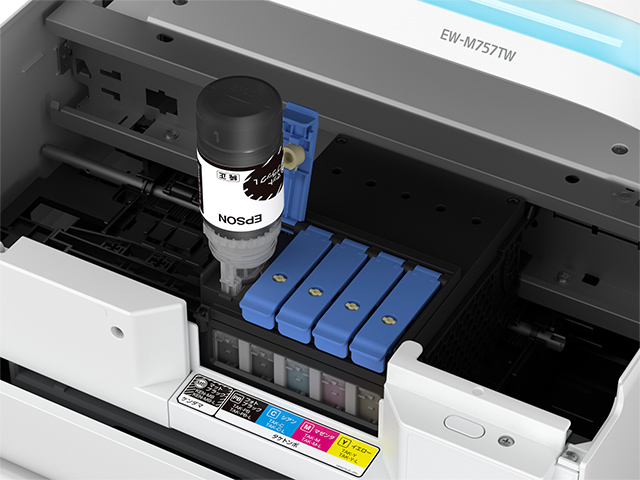 エコタンク搭載モデル EW-M757TW/TB/TP 特長｜製品情報｜エプソン