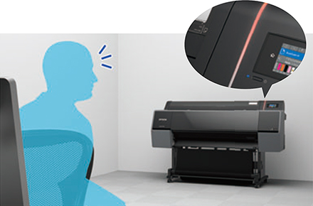 大判プリンター SC-P7550/SC-P7550PS 特長 効率化に貢献する、高い操作