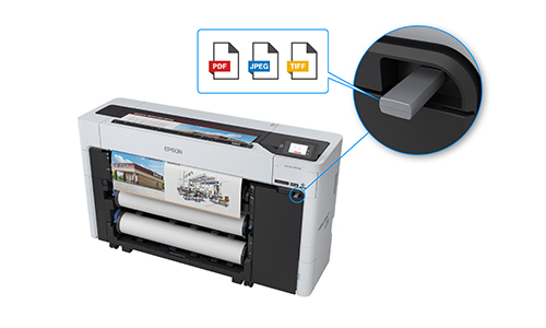 大判プリンター SC-T7750DM 特長 さまざまな用途に対応する高い