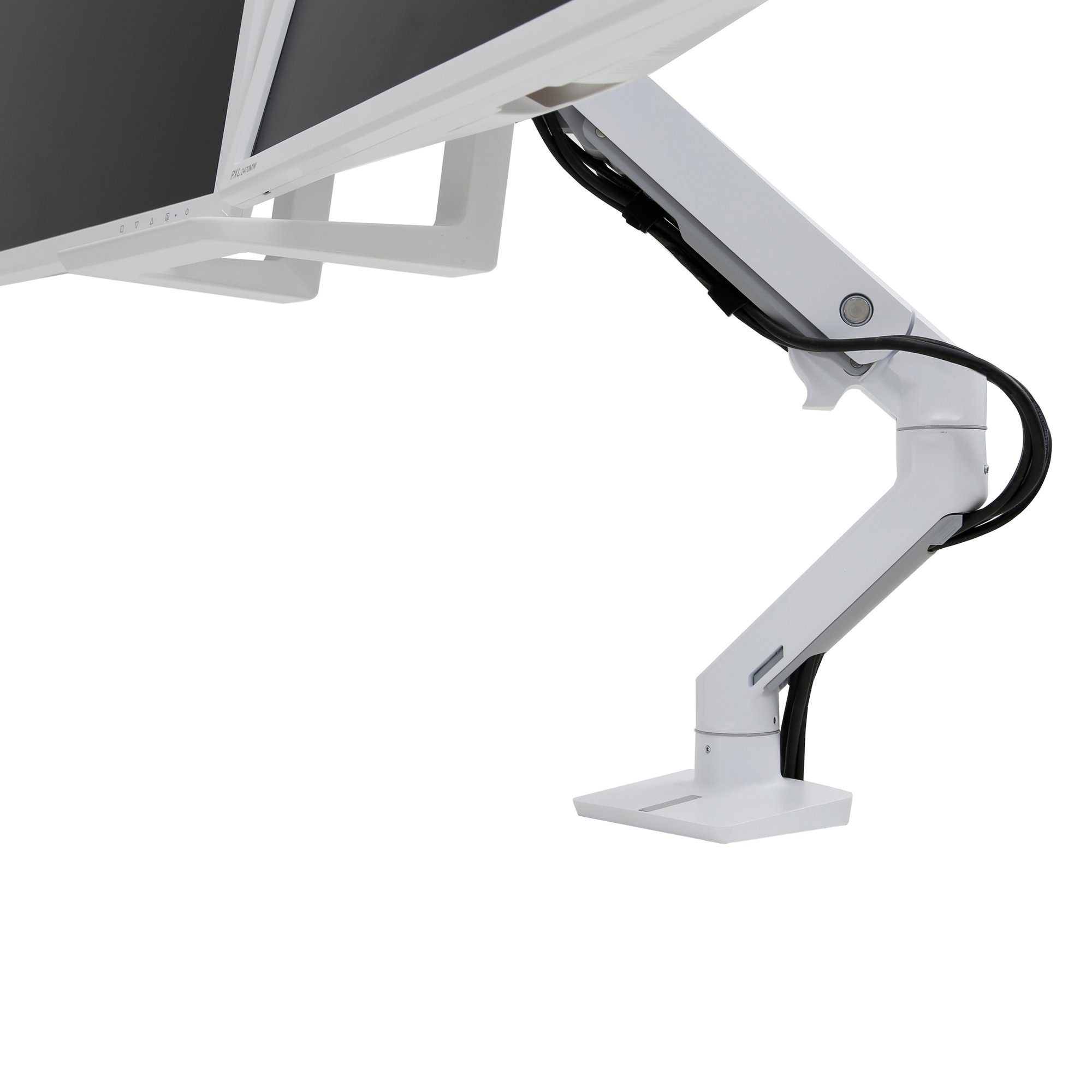 Ergotron 45-476-216 HX Dual Monitor Desktop Arm (white)