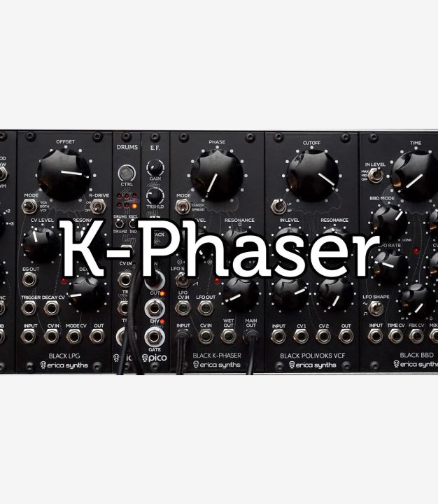 Black K-Phaser - Erica Synths