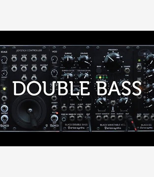 Black Double Bass - Erica Synths