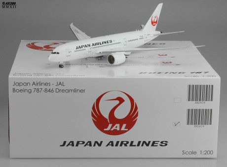 JAL国際線 - JALボーイング787 M08/02S0304 日本航空 B787-8 1/400
