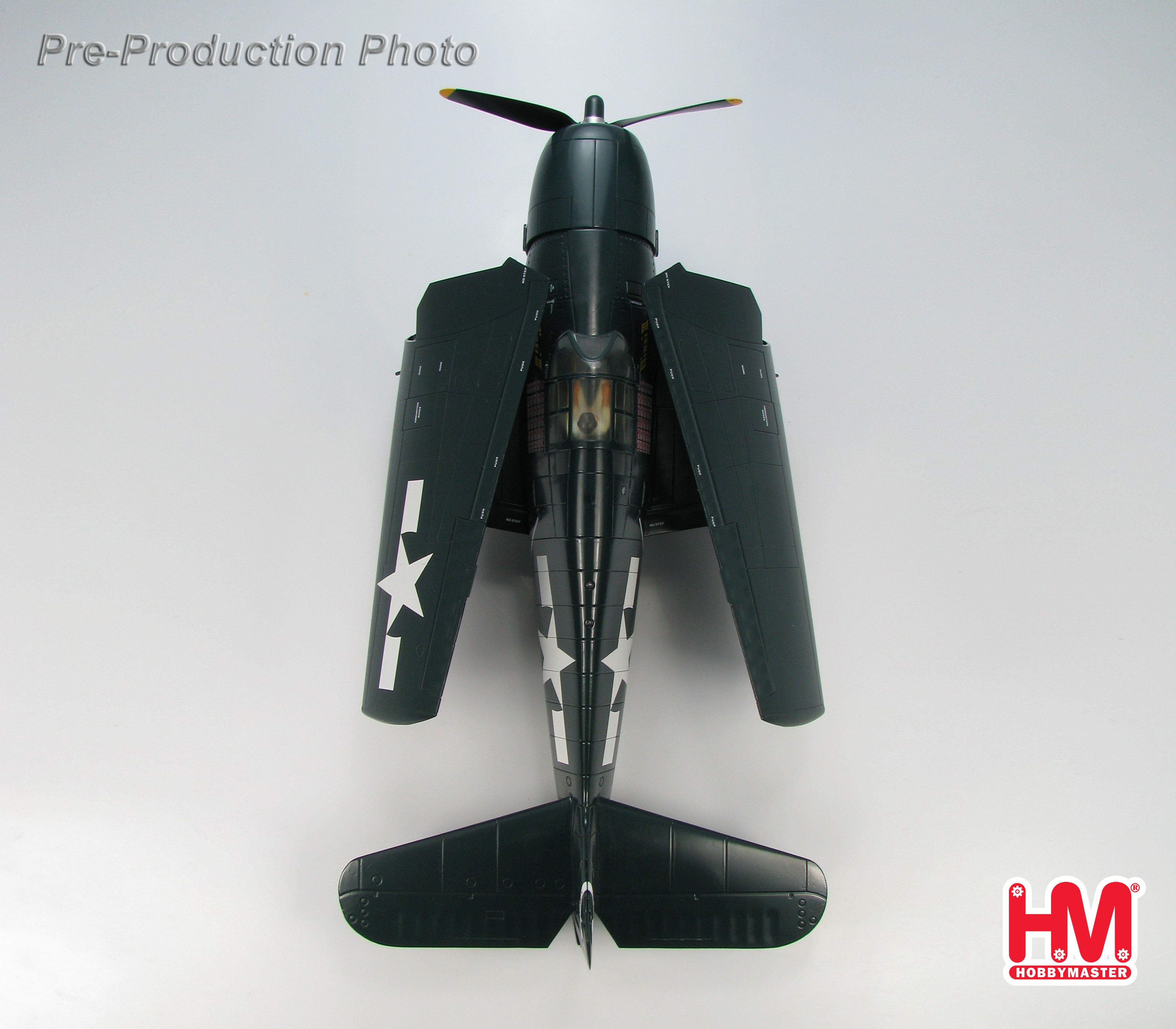 Highly detailed Hobby Master F6F Hellcat “Minsi III,” Cdr. David