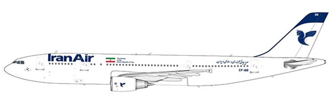 Iran Air Airbus A300-600 Polished EP-IBB JC Wings JC2IRA046 scale