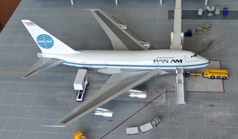 Gemini Jets Die Cast Model airliners 1:200 Scale Pan Am 747sp