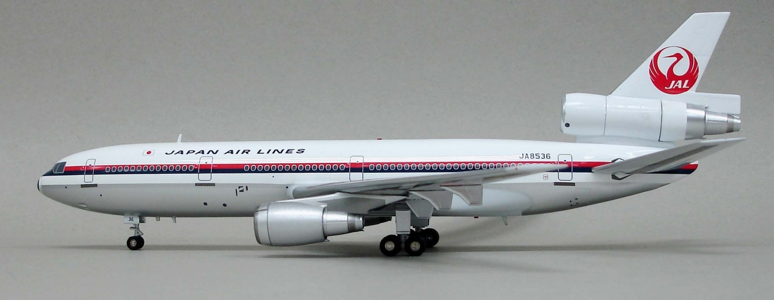 JAL Japan Airlines DC-10-40 JA8536 Delivery Livery 1:200 Scale