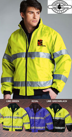 Charles River Signal Hi-Vis Jacket - Company Jackets. – EZ