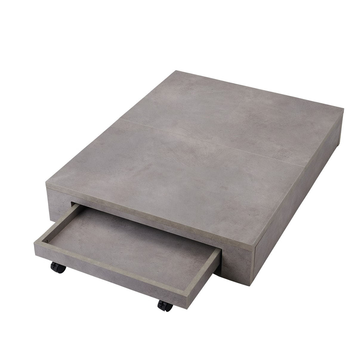 NATURAL Series】リクライニングチェアステージ(木製)モルタル風