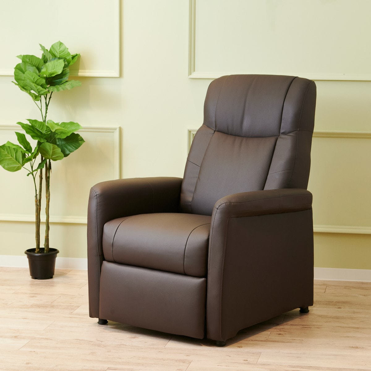 ラウンジチェアDXⅡ（レッグレスト連動タイプ）ダークブラウンの通販