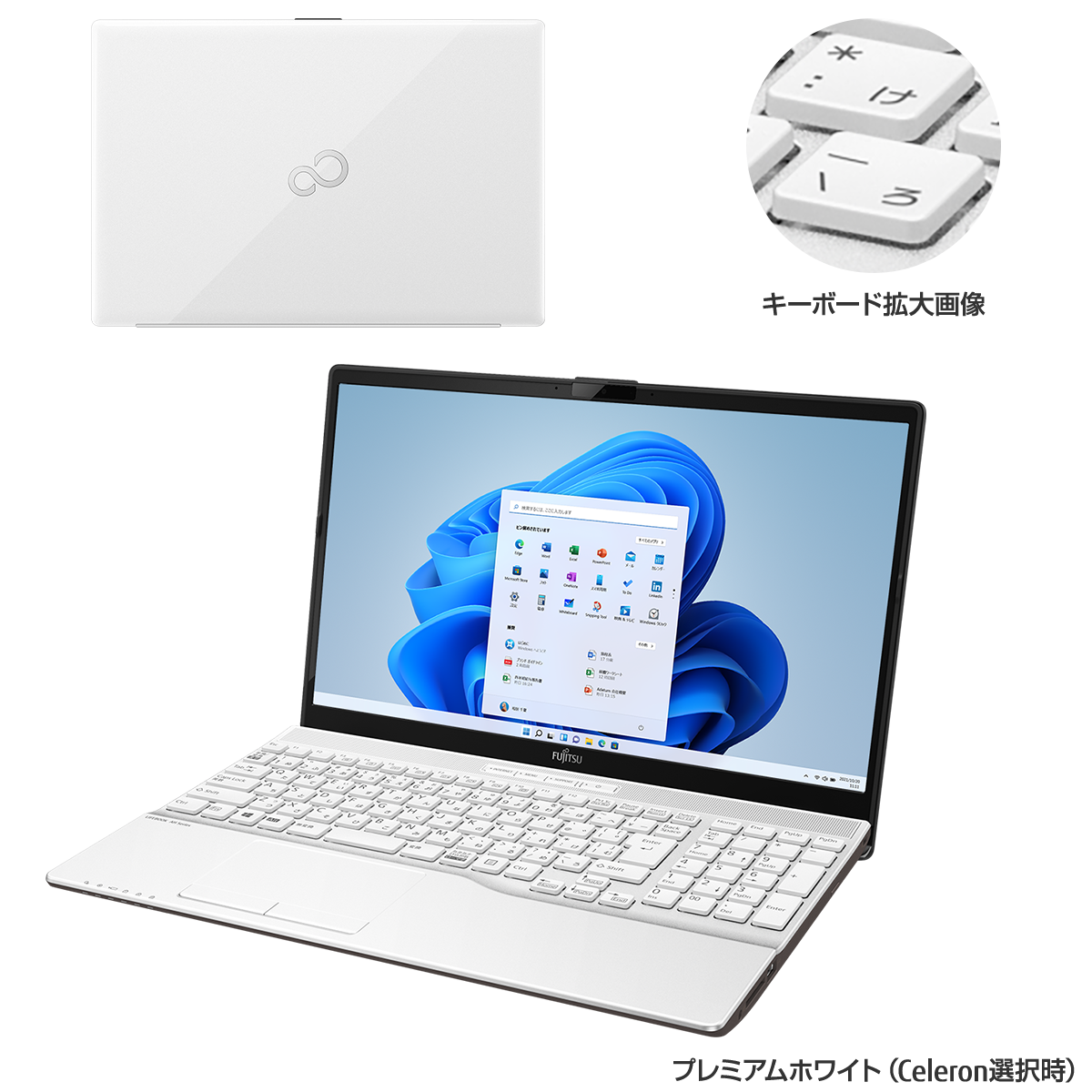 富士通FMVパソコン | LIFEBOOK WA2/F3 プレミアムホワイト