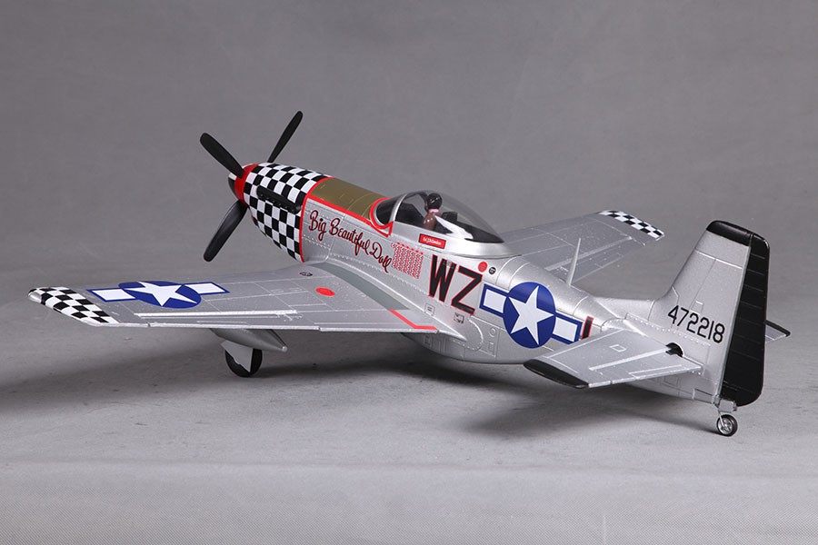 P-51D V2 Big Beautiful Doll 800mm RC Plane | PNP | FMS Hobby