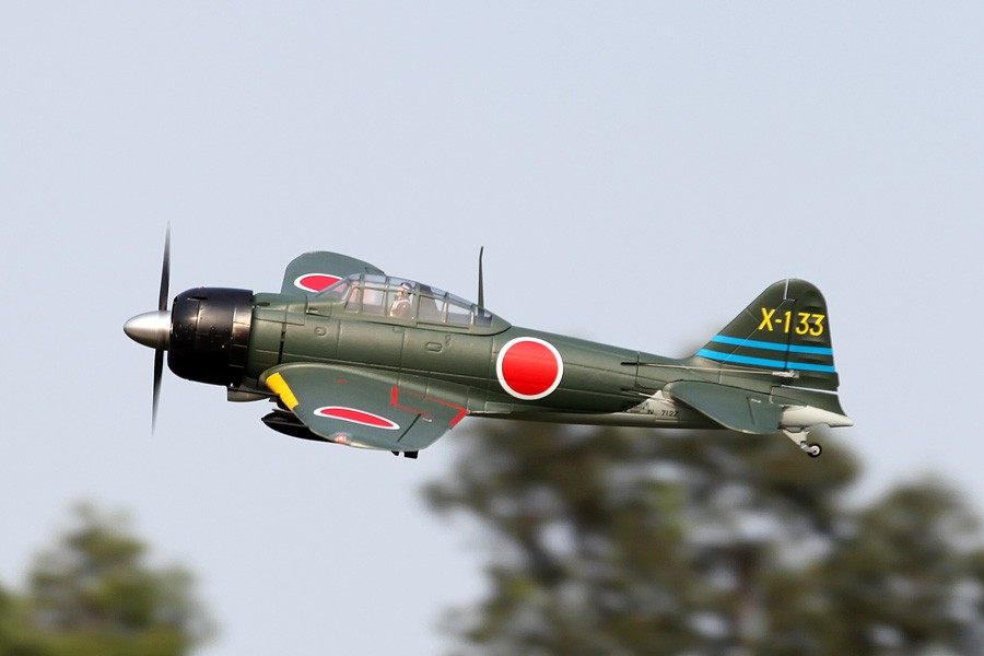 航空機・ヘリコプター FMS 750mm Zero A6M3 V2 PNP 航空機