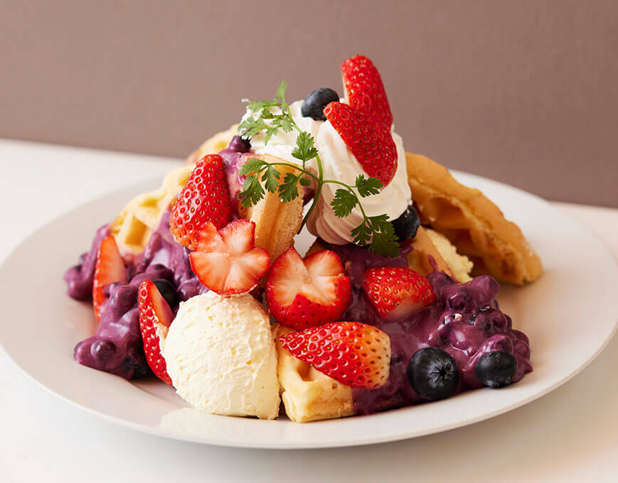 東京、西葛西のフォーシーズンズカフェ。パフェ食べ放題、オーダー