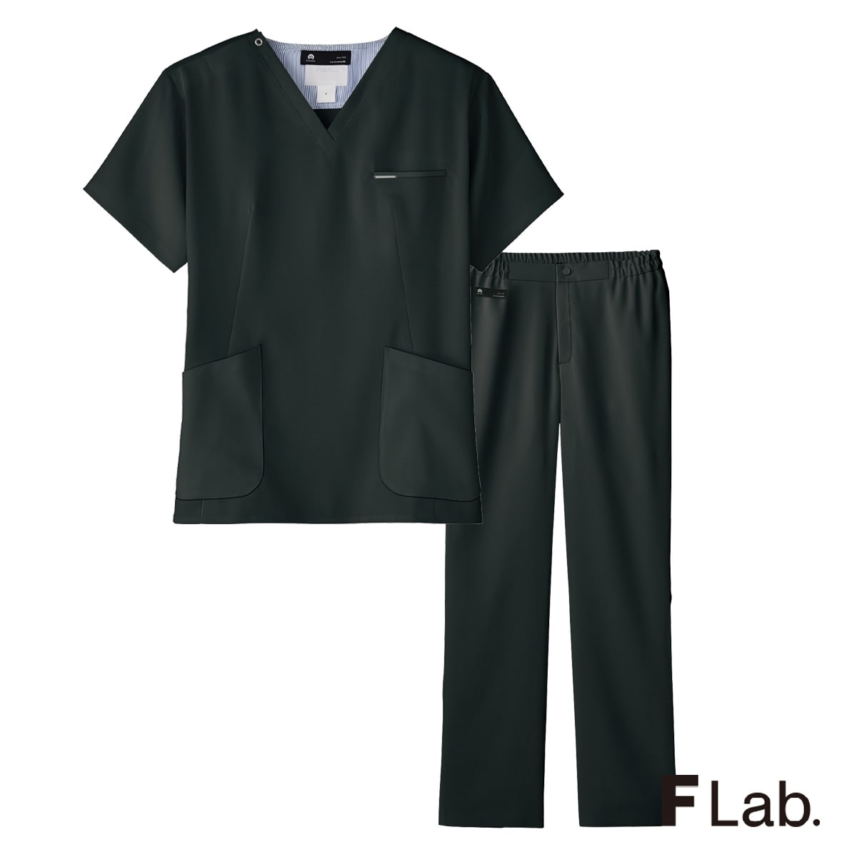 70775025SC メンズスクラブ・パンツセット（F Lab.）｜医療用白衣