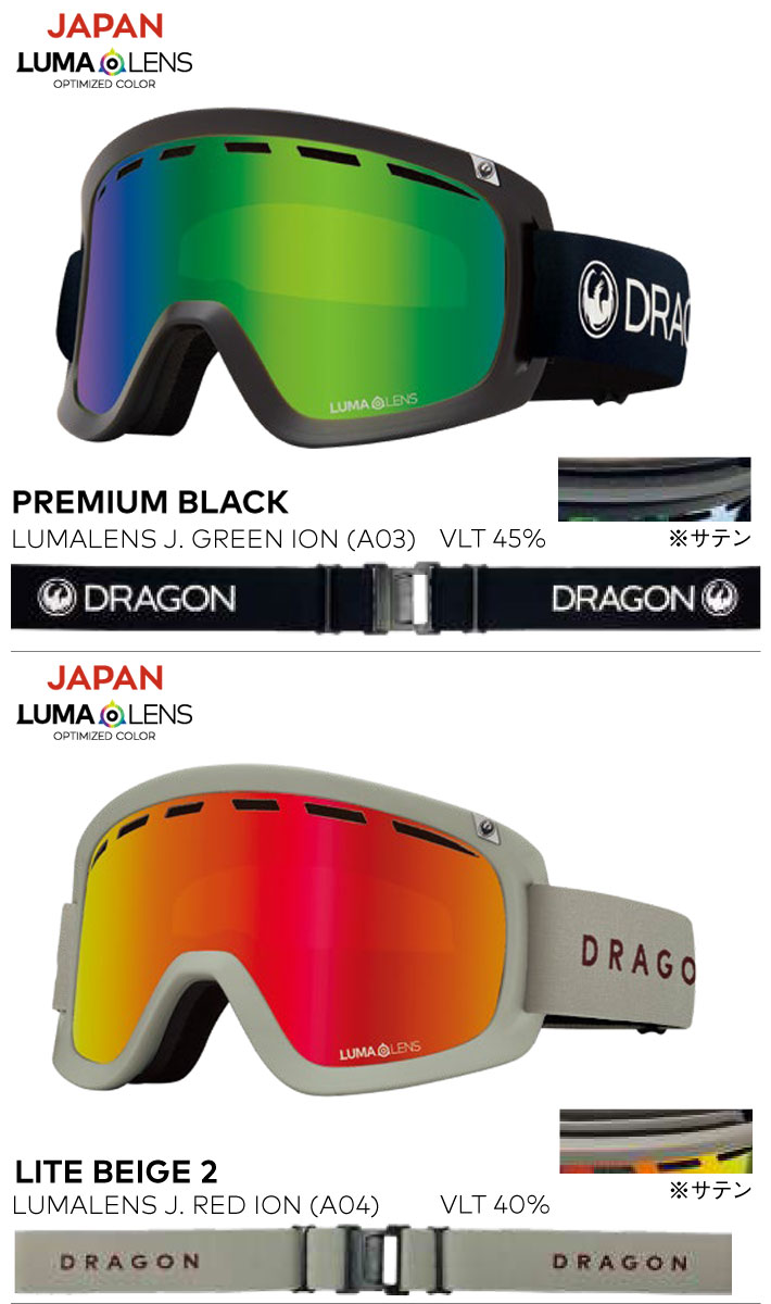 25-26 ドラゴン ゴーグル DRAGON D1 ディーワン ジャパン フィット