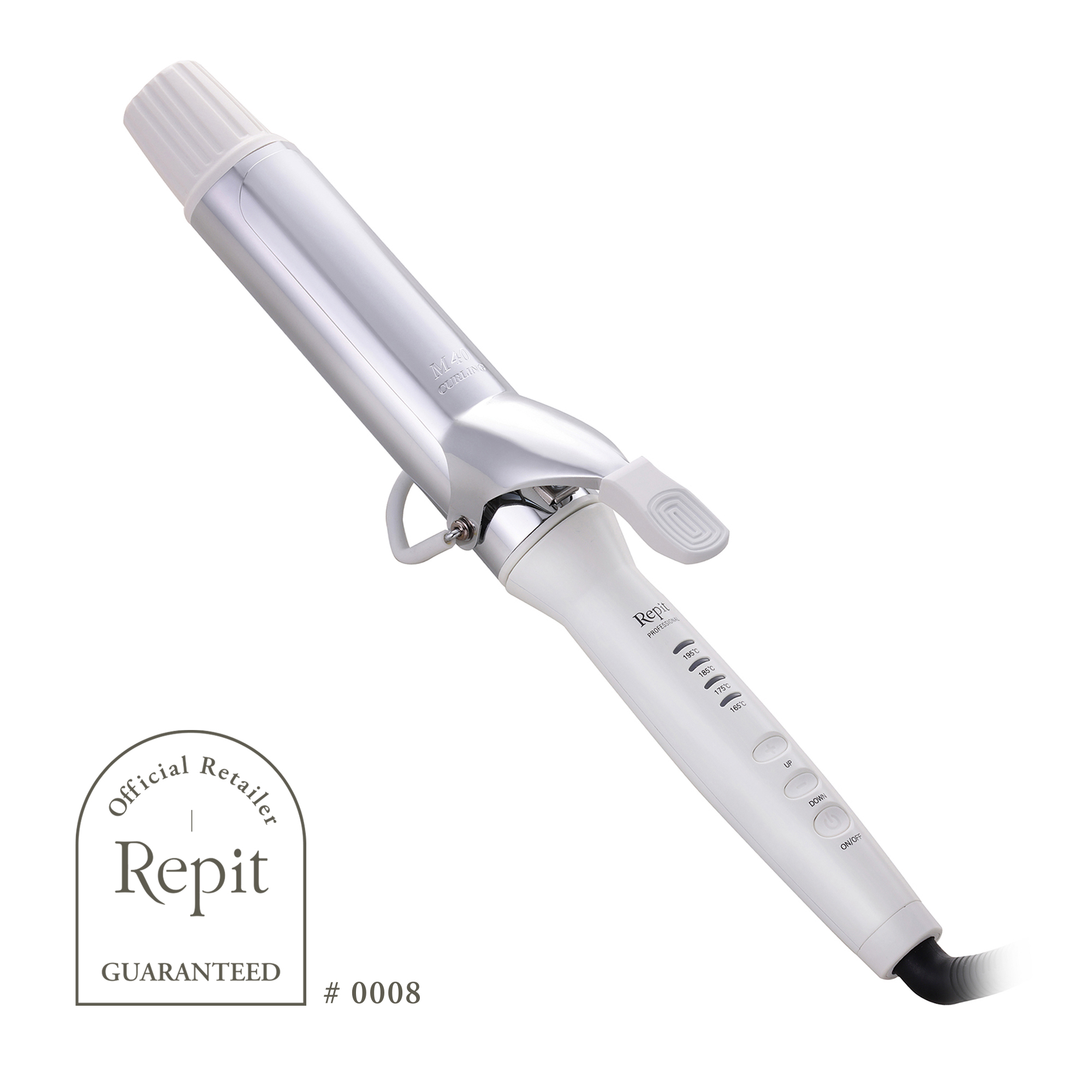 正規販売店】韓国アイロン クレイツ レピ スクエアバー 40mm CSB-AG40W