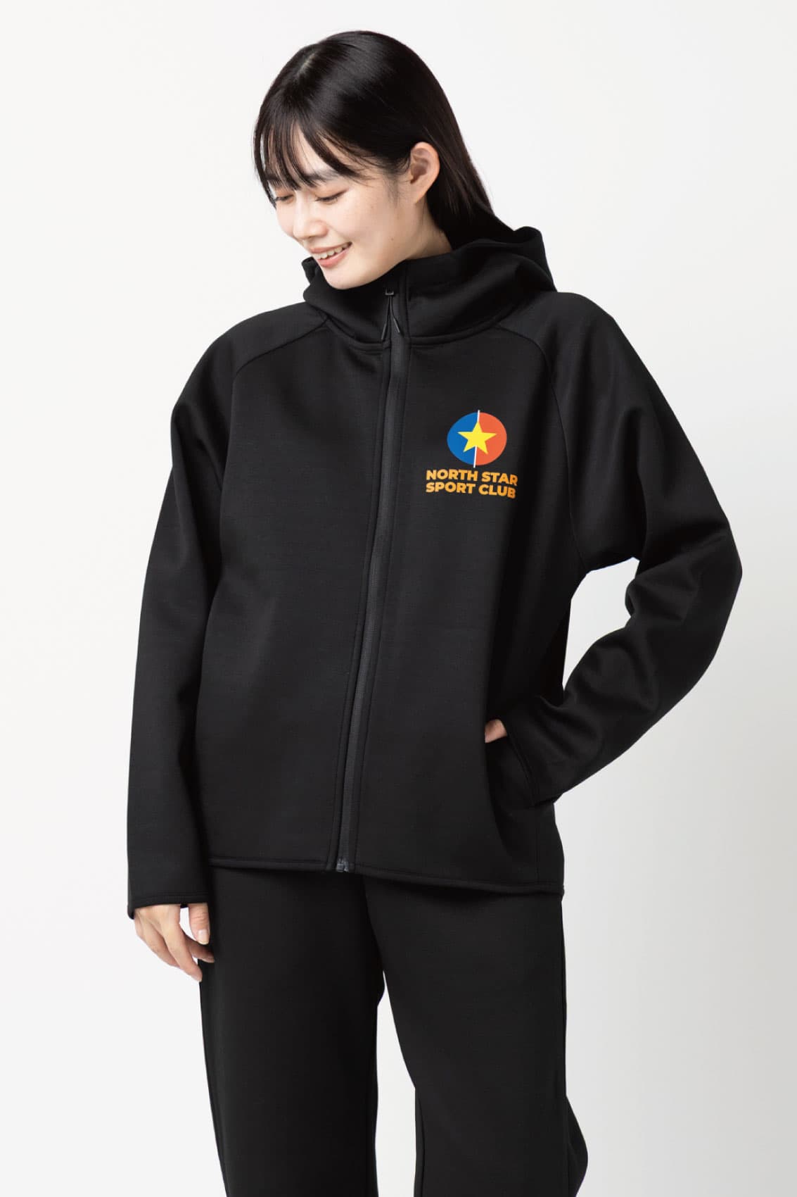 NEWもちもちジップパーカー[United Athle 2291]｜オリジナルプリント