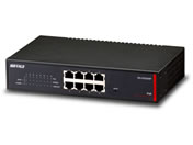 バッファロー レイヤー2 マルチギガ対応スイッチ 8ポート BS-MP2008