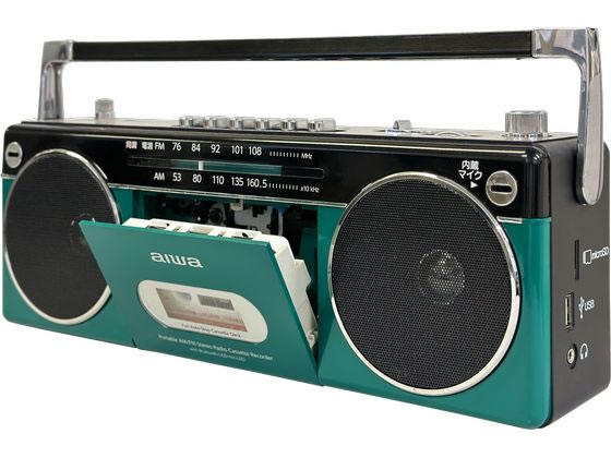 aiwa ラジオカセットプレーヤー GAA4-RCP0002(GN) 通販【フォレスト