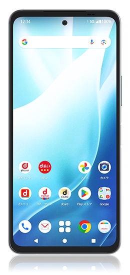 docomo ドコモ F-01M ネイビー 折りたたみ式携帯電話 卓上充電器付き