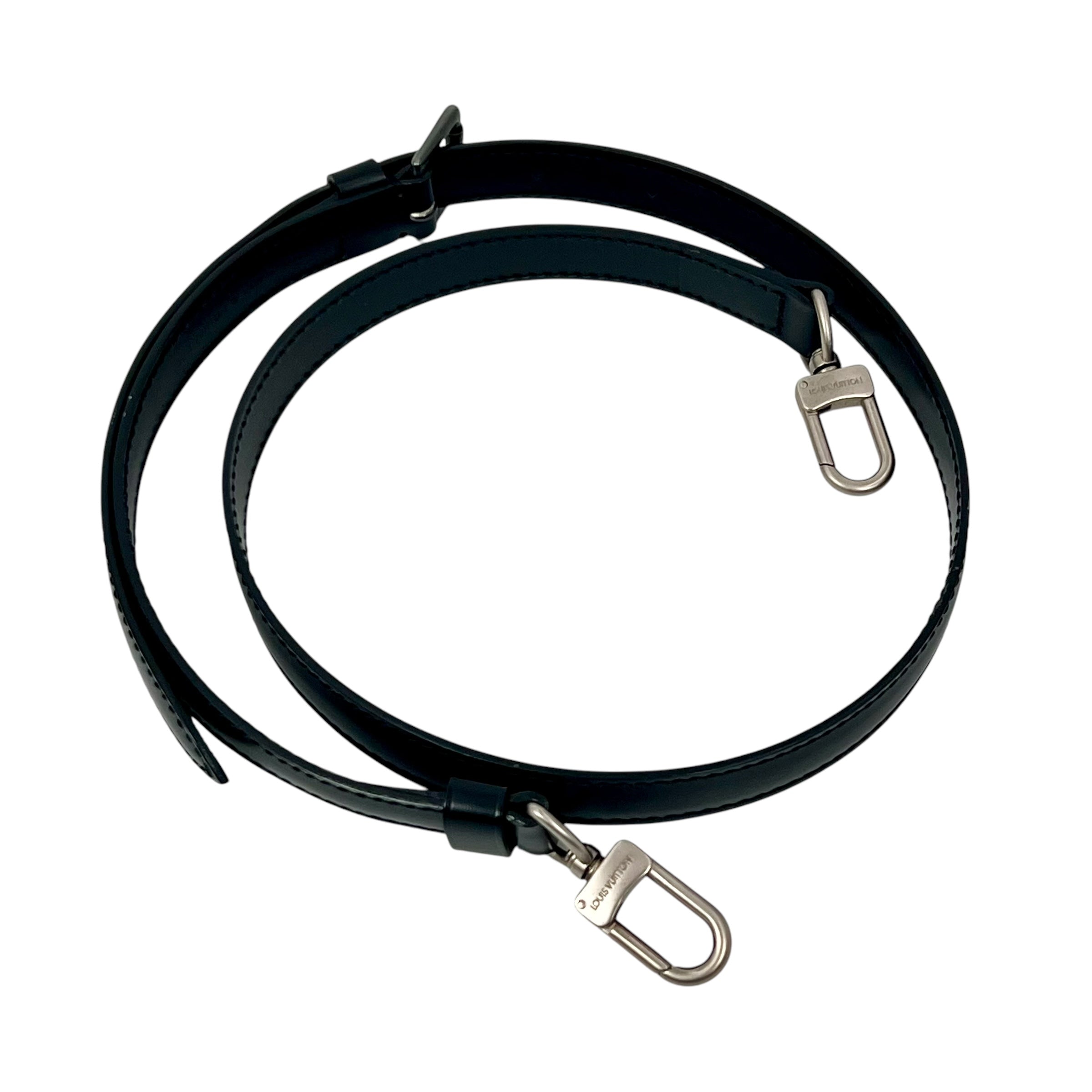 Louis Vuitton ブラック レザー ストラップ - ブラック - 09769 – Feed