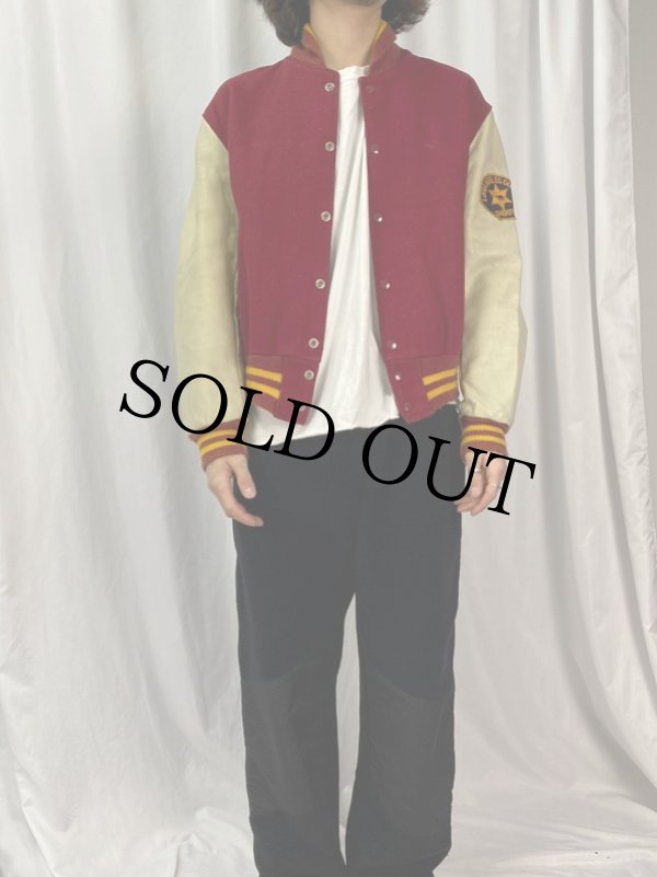 70年代 70s ゴールデンベアー アメリカ製 アワードジャケット 赤