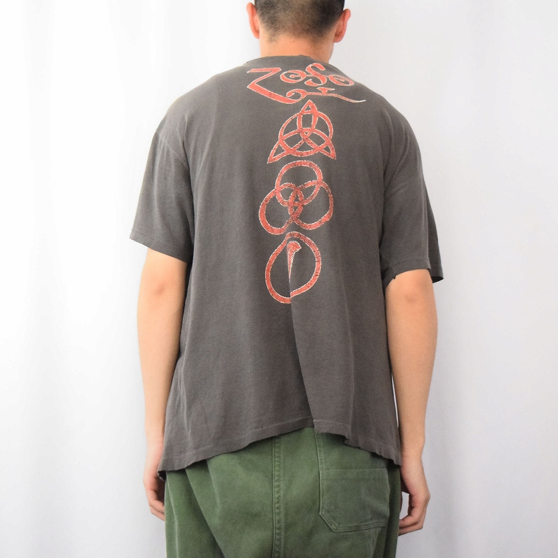 80年代 80s アメリカ製 バンT ミュージック 音楽 レッドツェッペリン