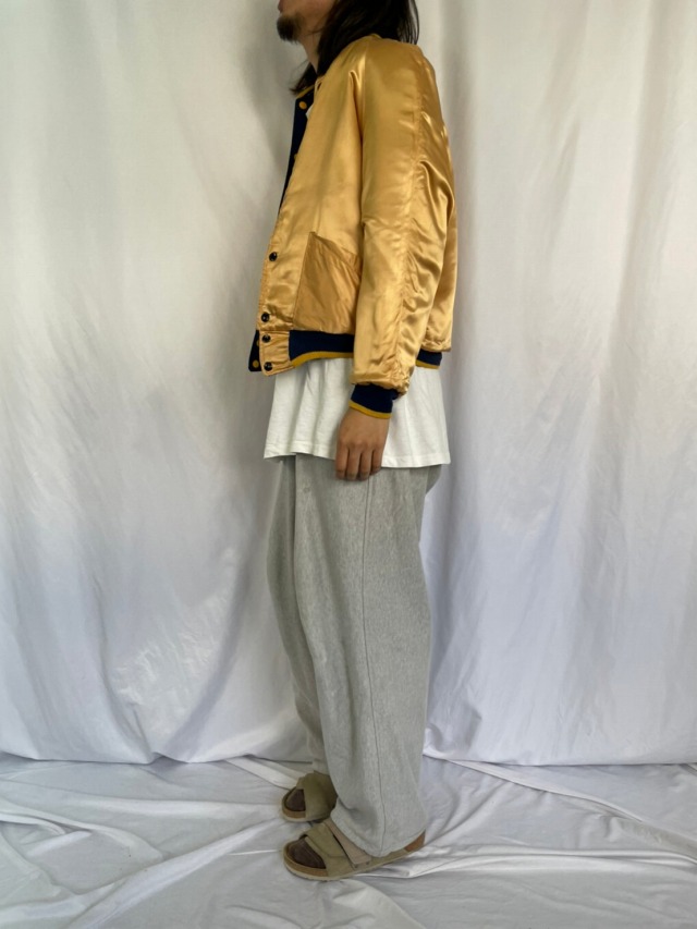 50年代 50s ウール ブルゾン アワードジャケット ブルー ネイビー 紺