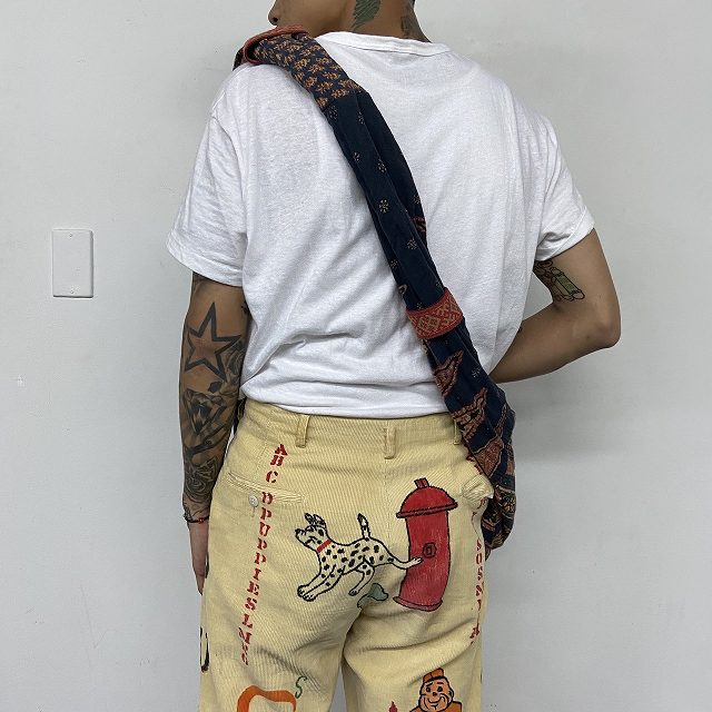 キャピタル 日本製 JAPAN製 リメイク アフリカン ショルダーバッグ 総