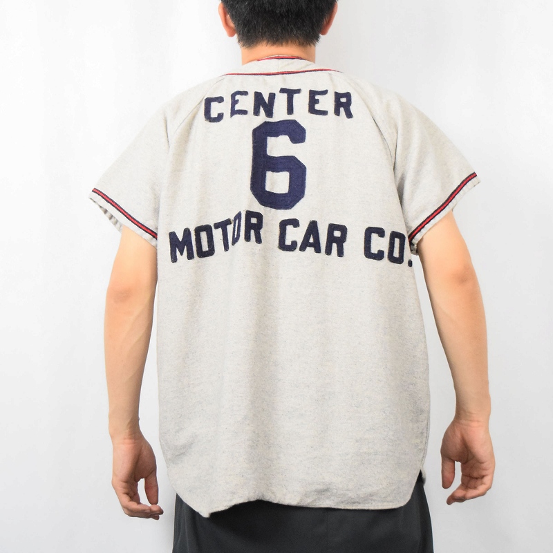 50年代 50s ウィルソン 半袖 グレー 野球 | ビンテージ古着屋Feeet